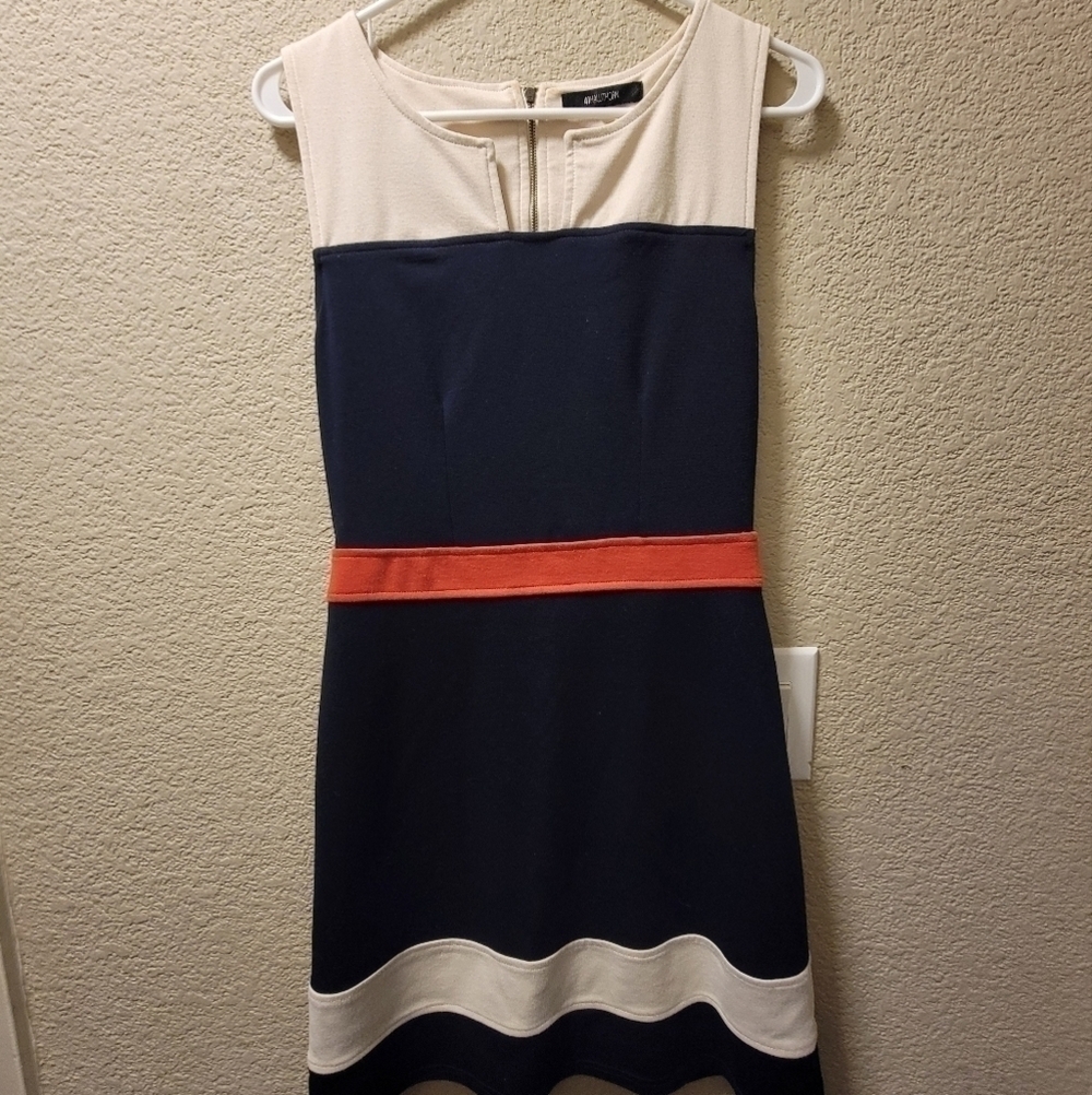 41 Hawthorn Sloane Colorblock A-Line Ponte Dress Size xs
